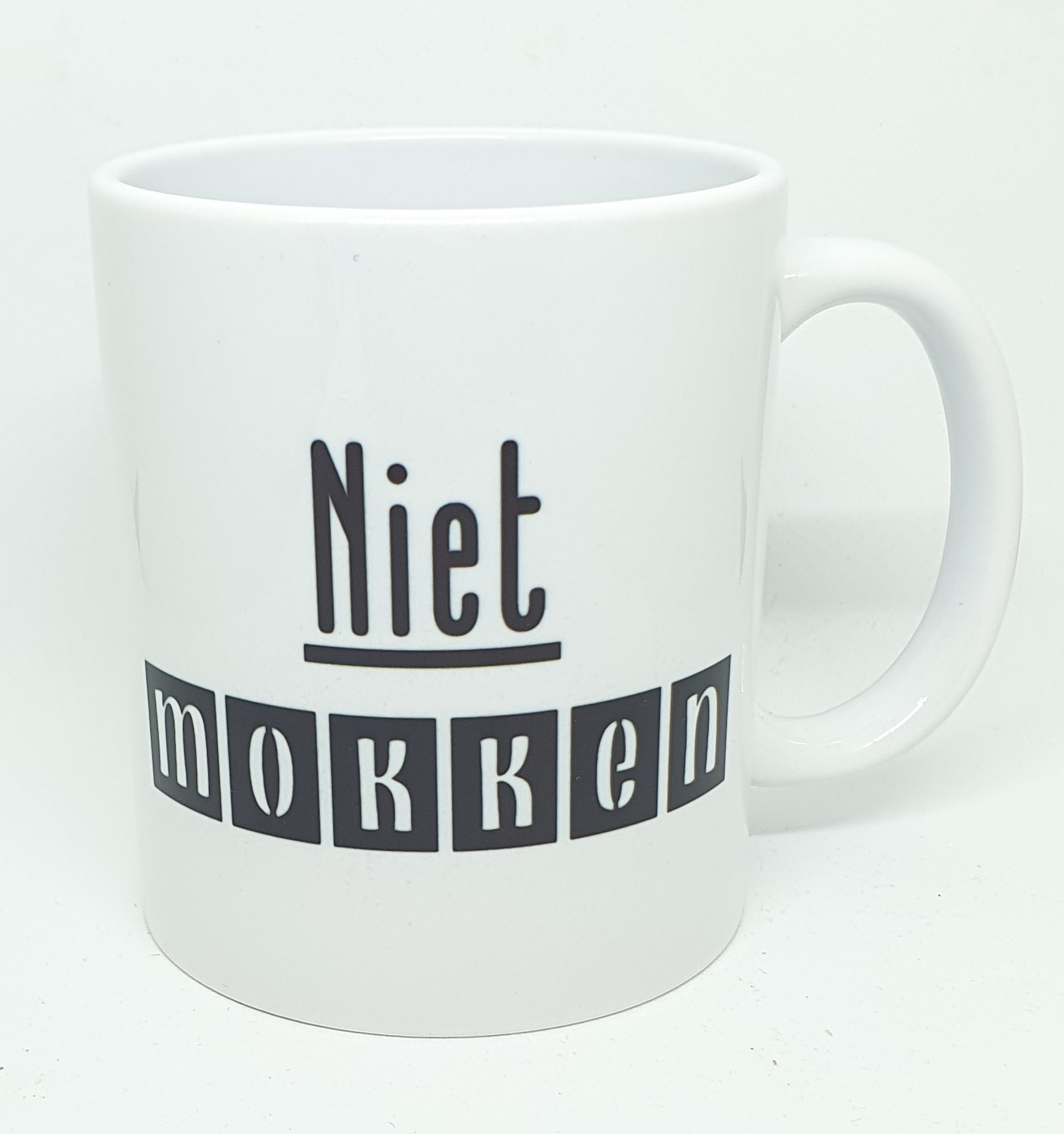 Mok: "Niet mokken"